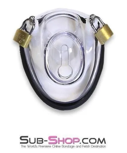 7320AR      Balls & All Clear View Locking Cock & Ball Chastity Cup Set - MEGA Deal