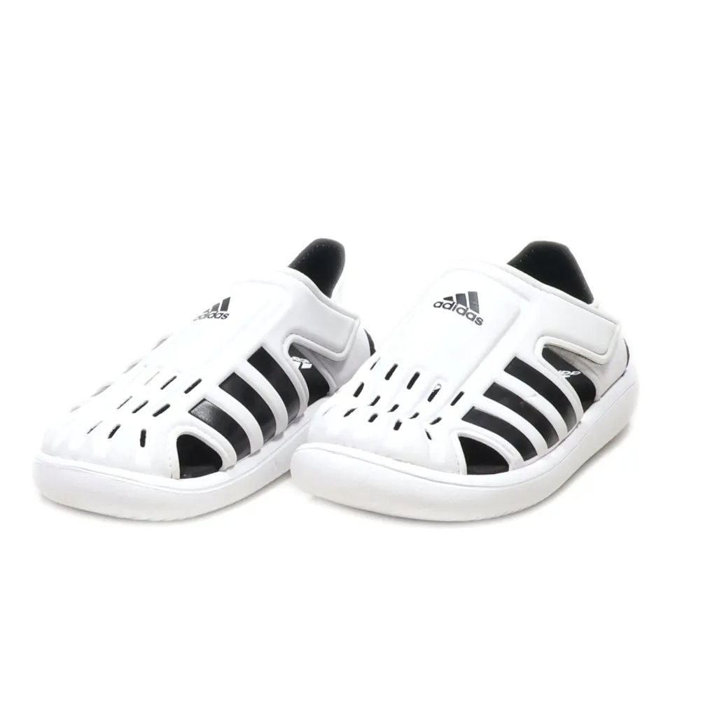 Adidas Water Sandal Flat Sandals Rubber White Colour For Kids