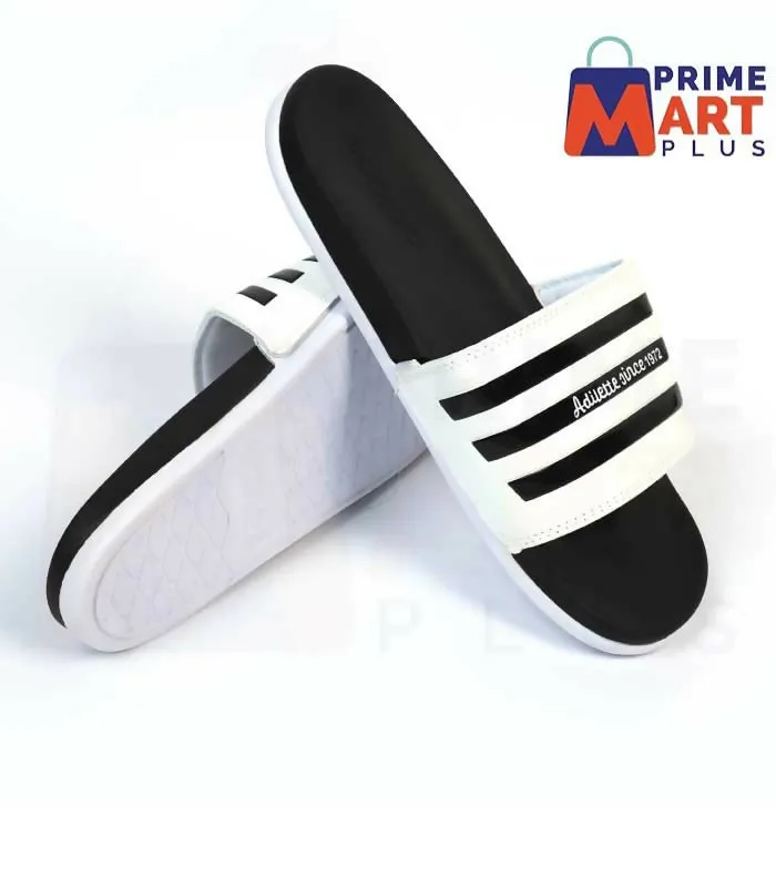 Adilette Black White Comfort Slide® – Ultimate Comfort and Style