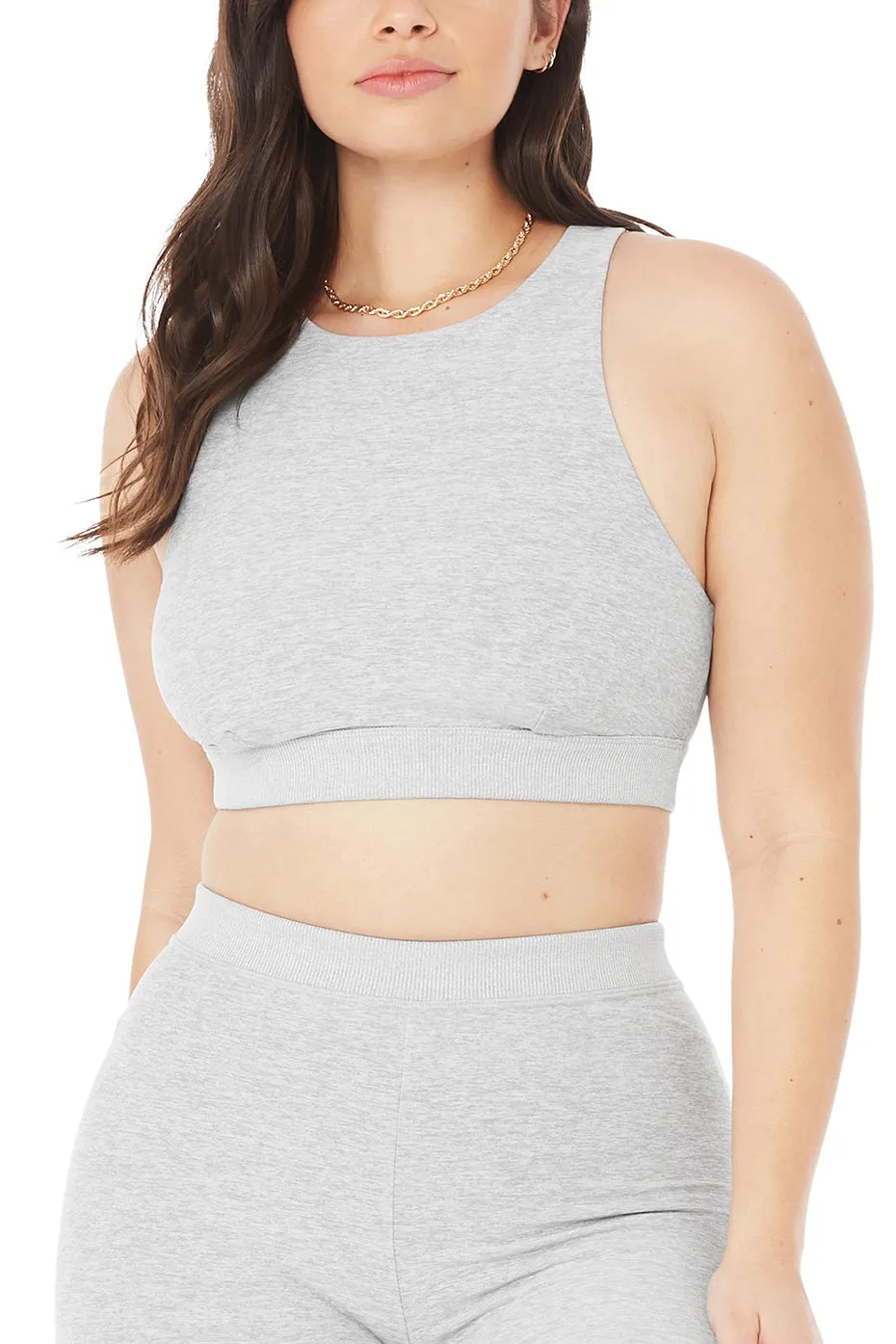 Alosoft High-Waist Iconic 90's Capri - Athletic Heather Grey