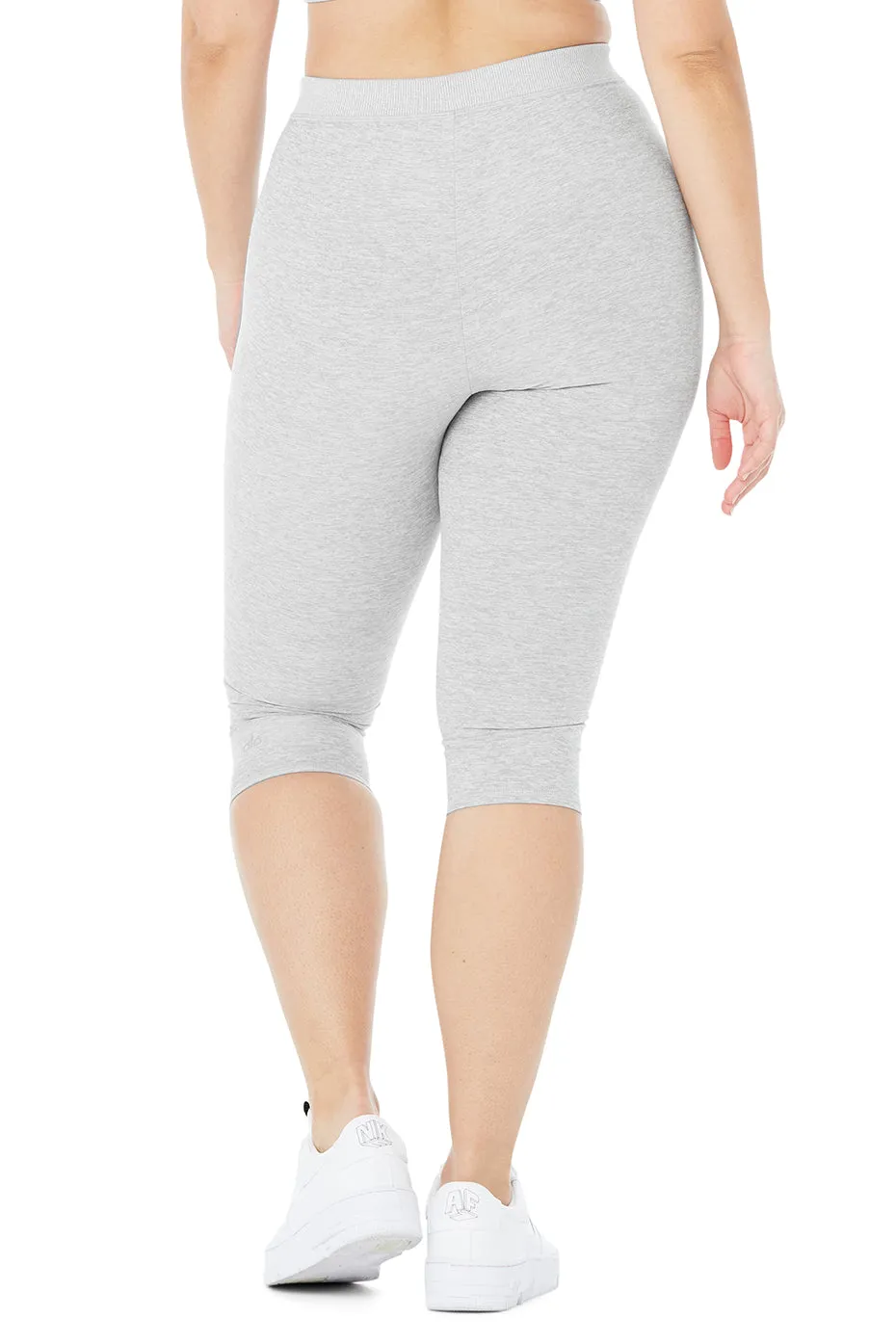 Alosoft High-Waist Iconic 90's Capri - Athletic Heather Grey