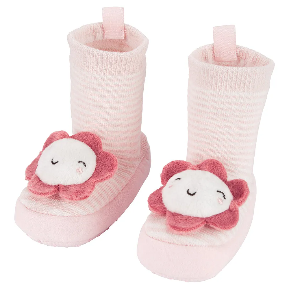 Baby Happy Flower Slipper Socks CR07003