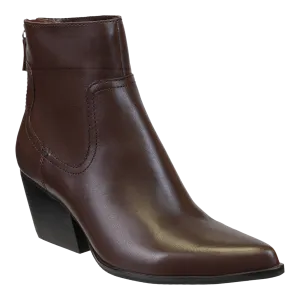 BATON in COFFEE Heeled Ankle Boots