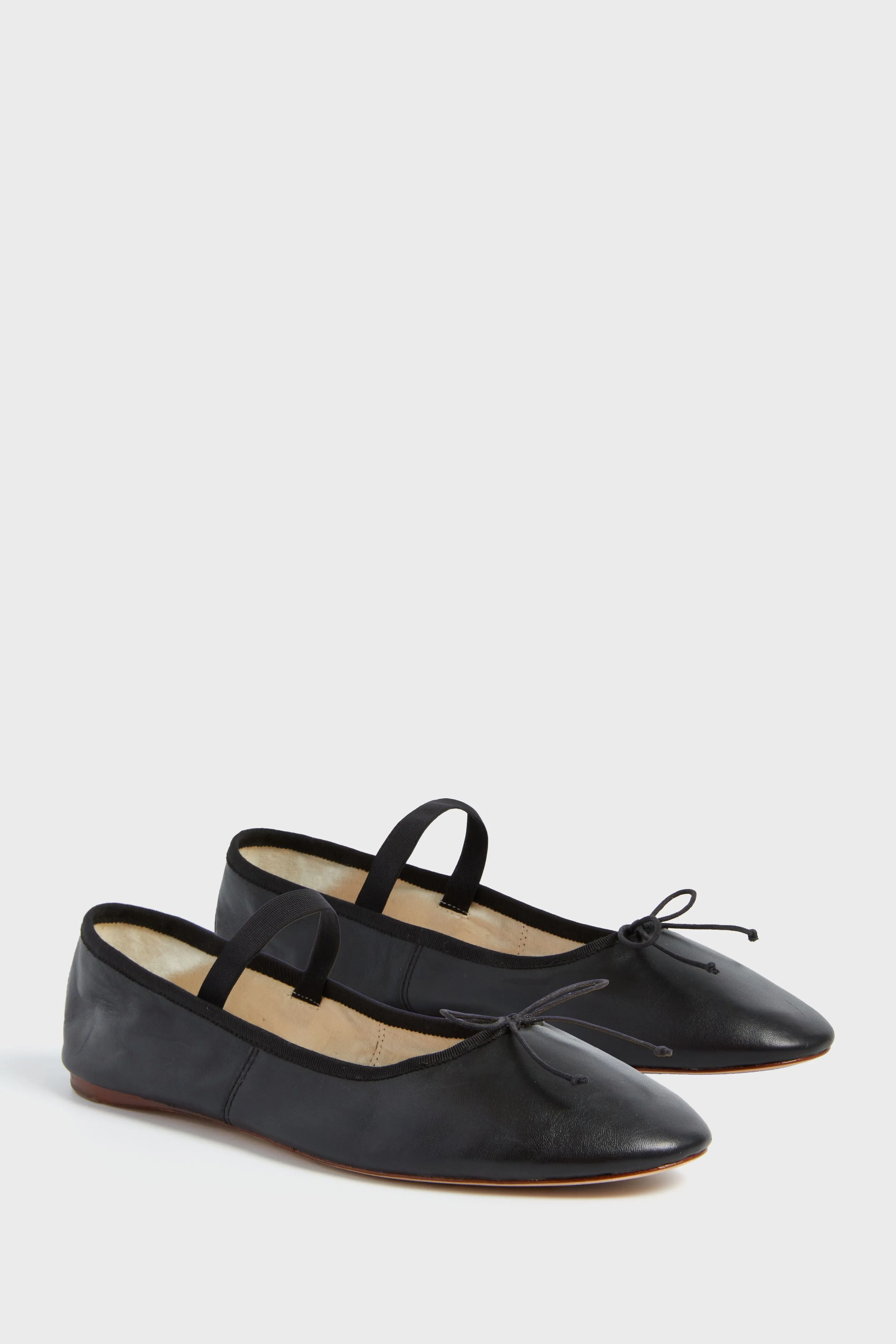 Black Leonie Soft Ballet Flats