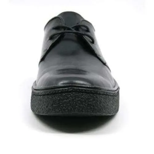 British Walkers Playboy Classic Low Cut Men's Black Leather Oxfords