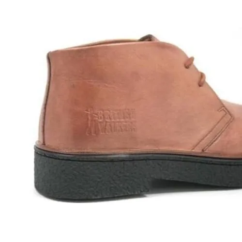 British Walkers Playboy Men's Light Brown Leather