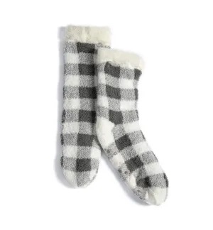 Buffalo Check Slipper Socks