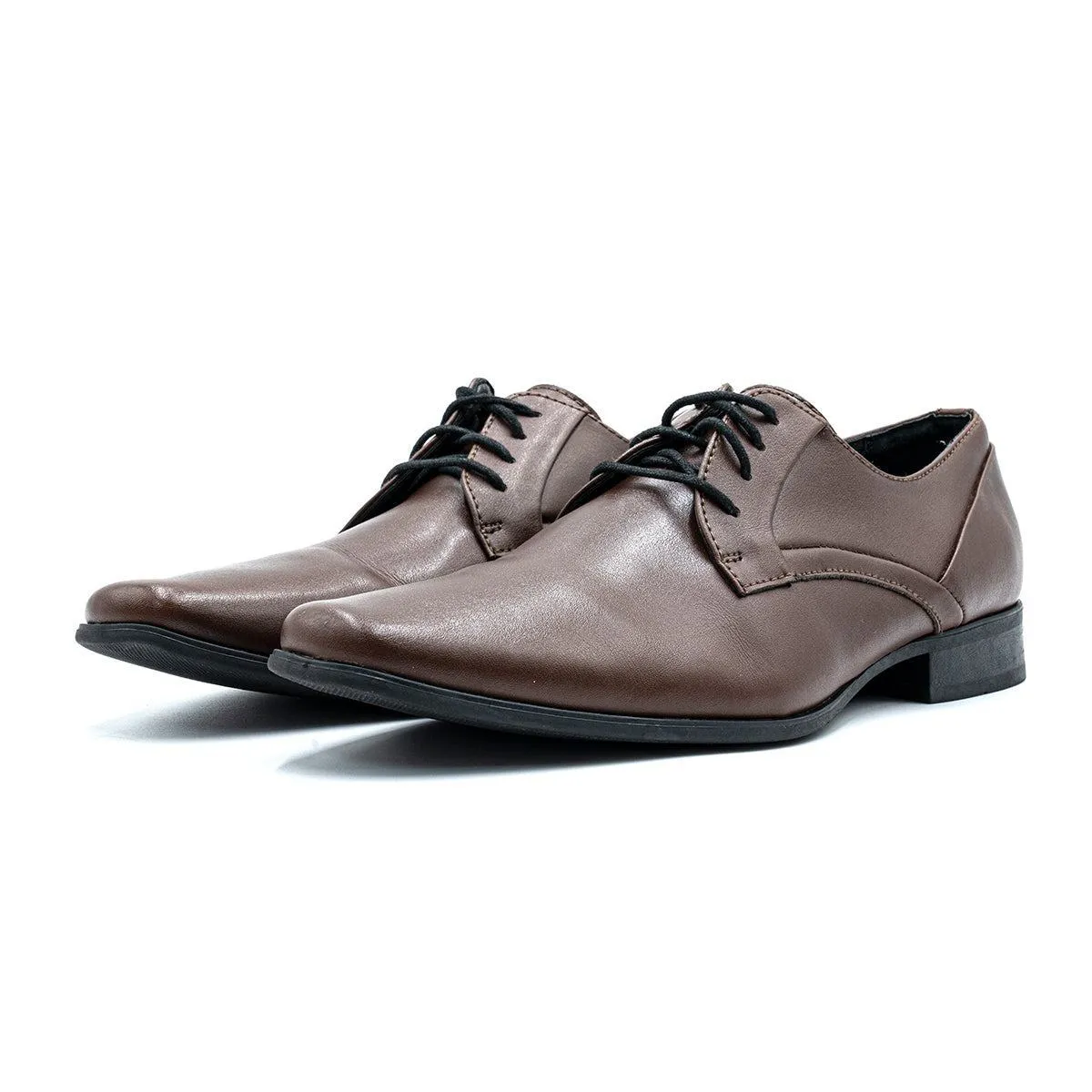 Calvin Klein Benton Formal Lace Ups Leather Brown Colour For Men