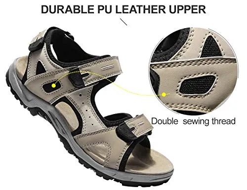 CAMEL CROWN Comfortable Hiking Sandals for Women Waterproof Sport Sandals for Walking Beach Water with Arch Support