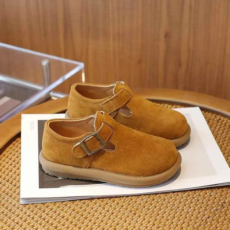 Children's Casual Shoes - Hollow Out Soft Leather Flats - TSS309