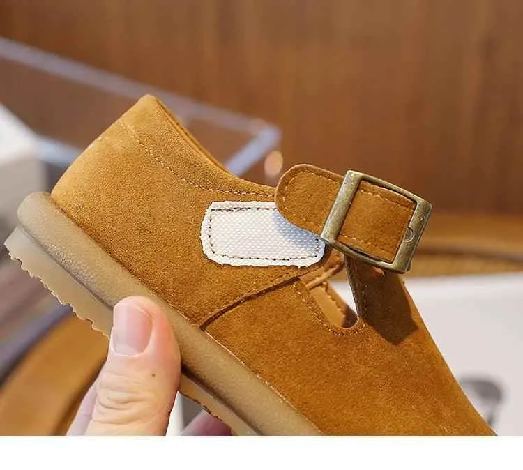 Children's Casual Shoes - Hollow Out Soft Leather Flats - TSS309