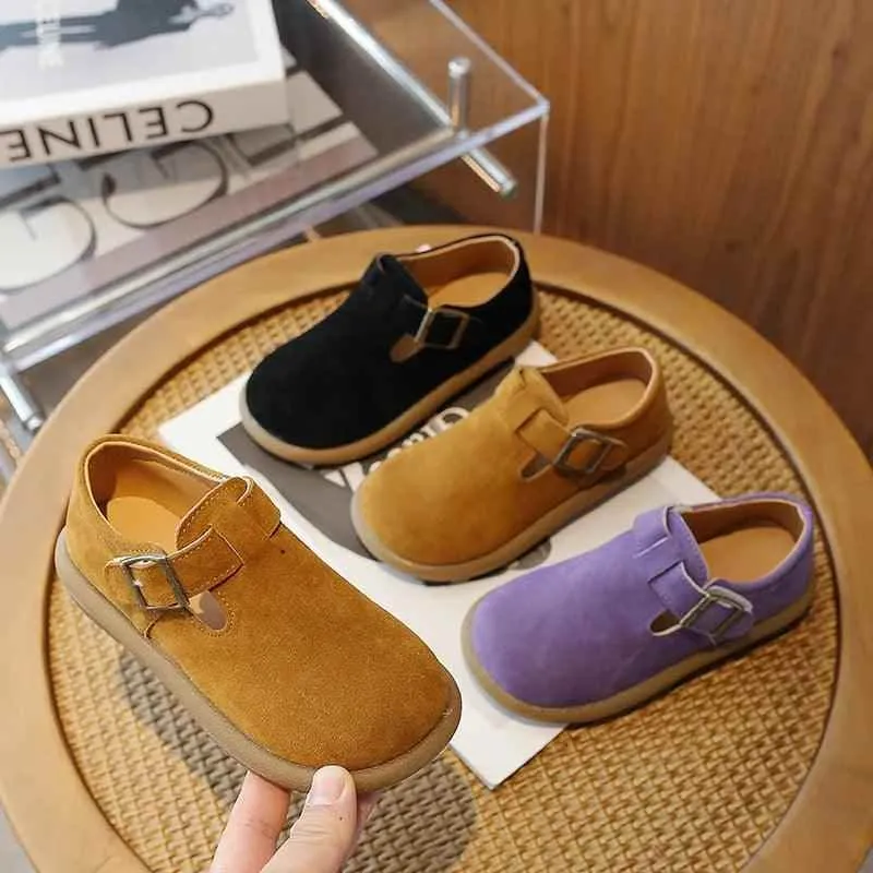 Children's Casual Shoes - Hollow Out Soft Leather Flats - TSS309