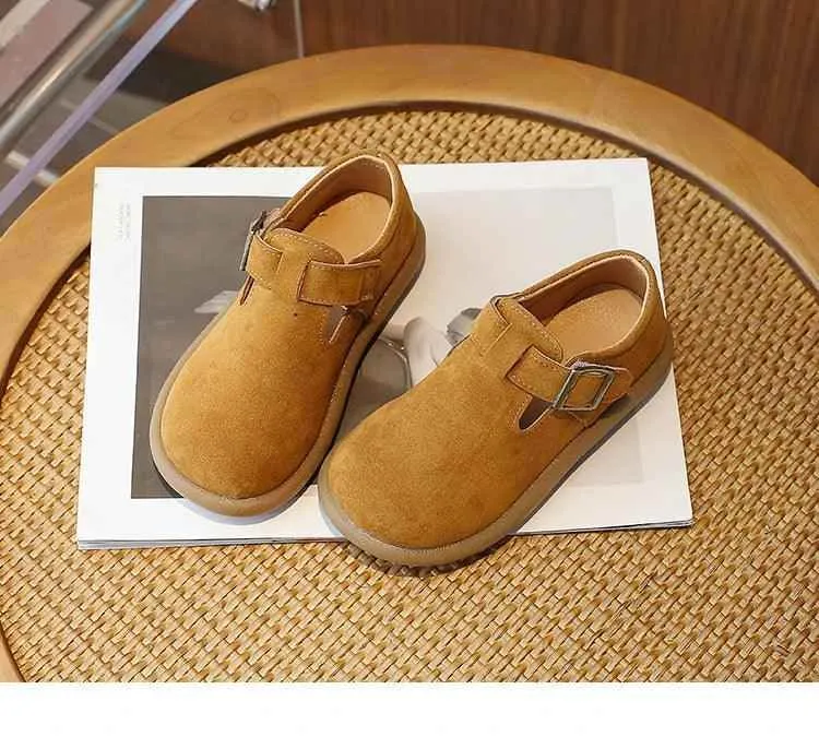 Children's Casual Shoes - Hollow Out Soft Leather Flats - TSS309