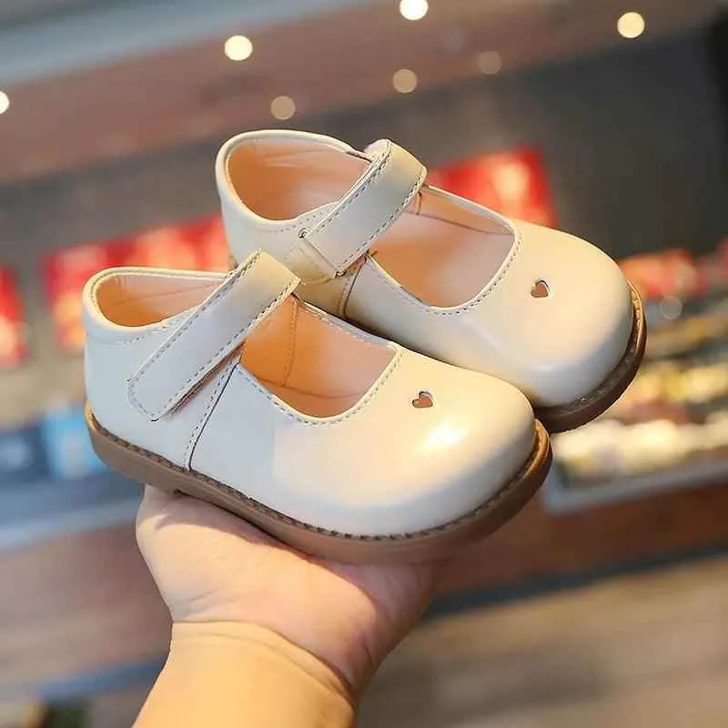 Children's Casual Shoes: Soft Leather Flats for Girls - TSS324