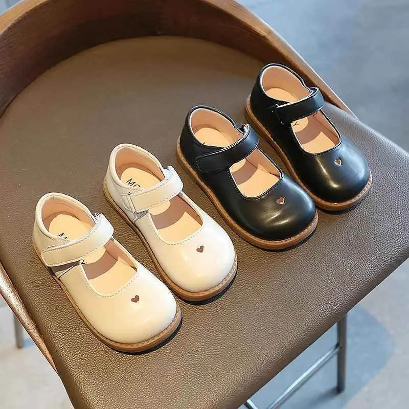 Children's Casual Shoes: Soft Leather Flats for Girls - TSS324