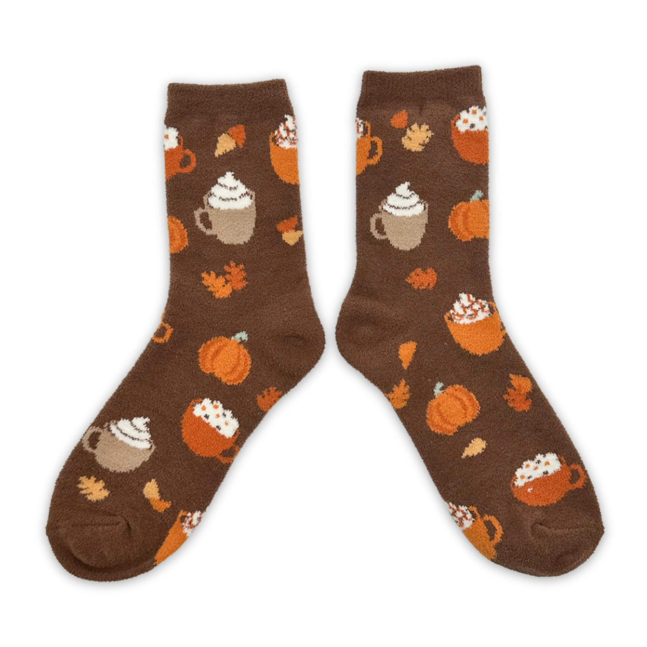 Cozy Harvest 3-Pack Fuzzy Crew Socks