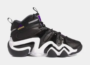 Crazy 8 Grade School Basketball Shoes (Core Black/Regal Purple/Cloud White)