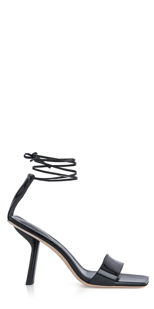 Devon Heels Black Patent Leather