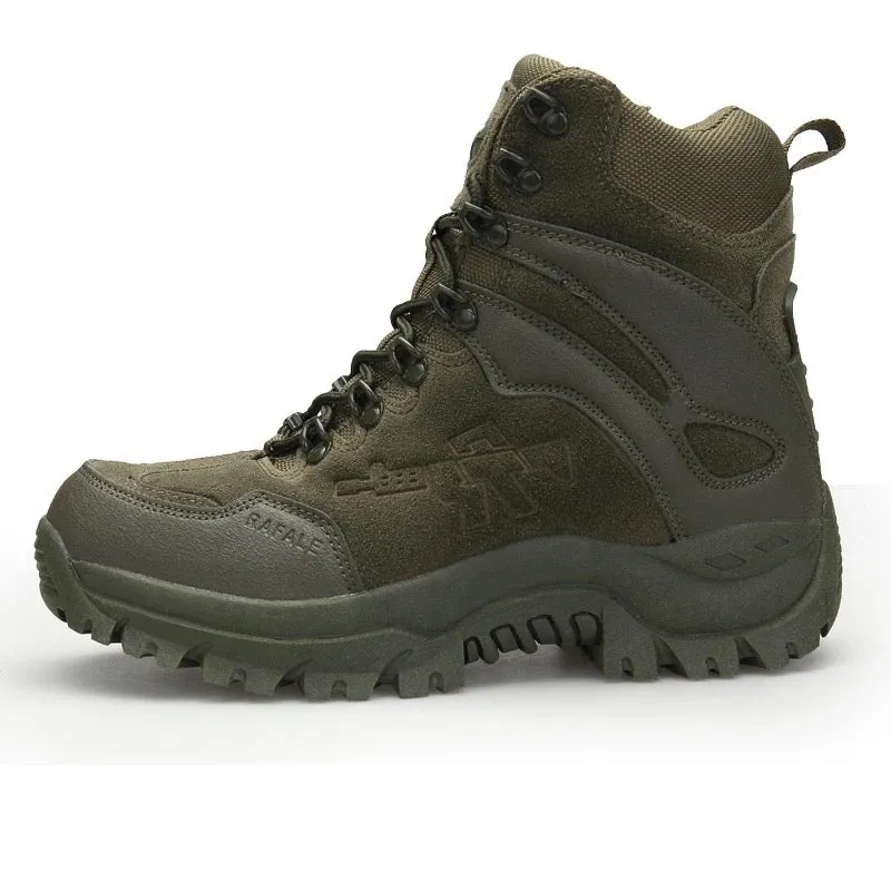 High Top Mil-Com Side Zip Boots Army Security Shoes | A09