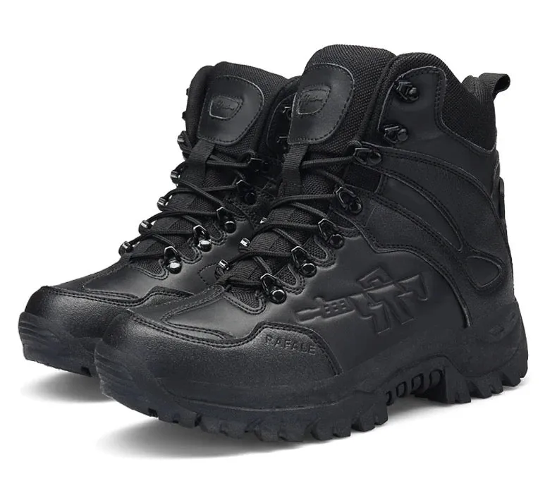 High Top Mil-Com Side Zip Boots Army Security Shoes | A09