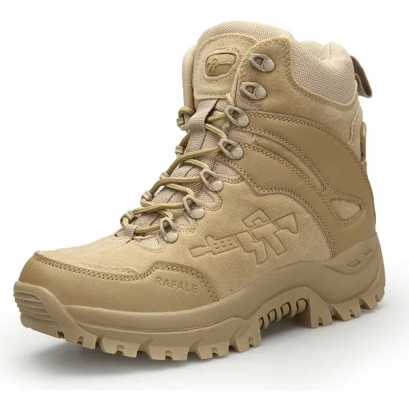 High Top Mil-Com Side Zip Boots Army Security Shoes | A09