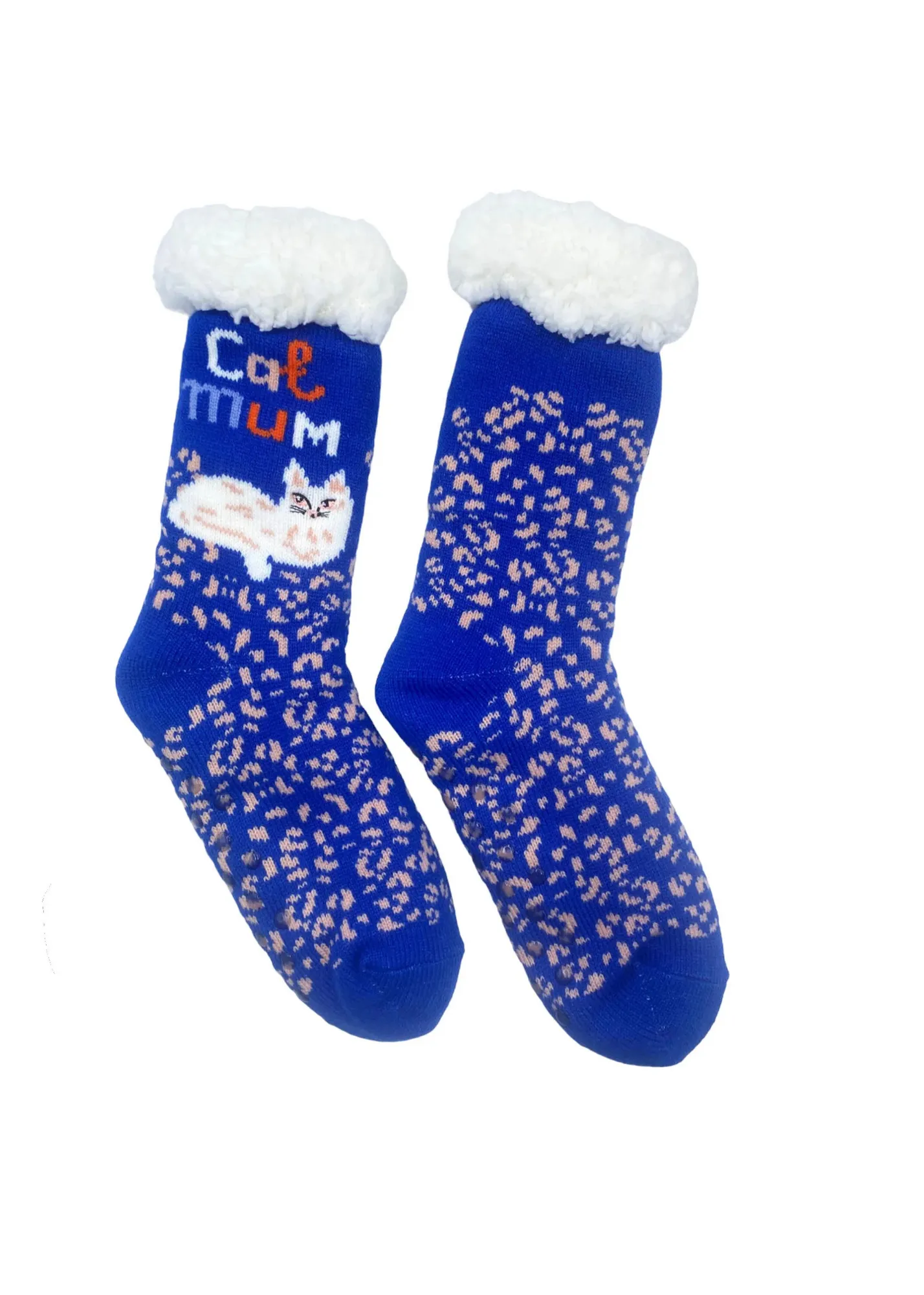 House of Disaster - Catnip Cat Mum Cozy Slipper Socks