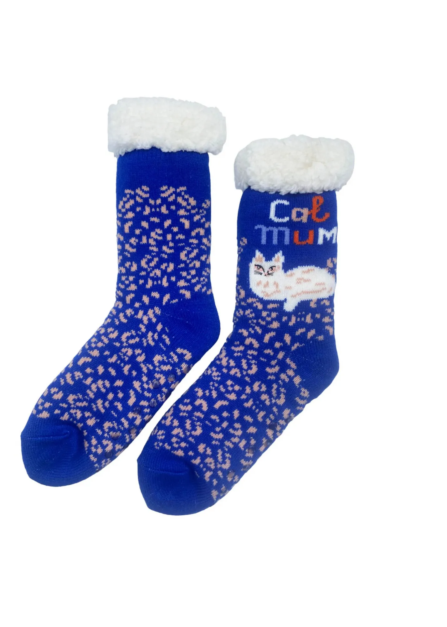 House of Disaster - Catnip Cat Mum Cozy Slipper Socks