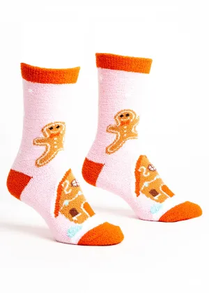 Iced Gingerbread Slipper Socks