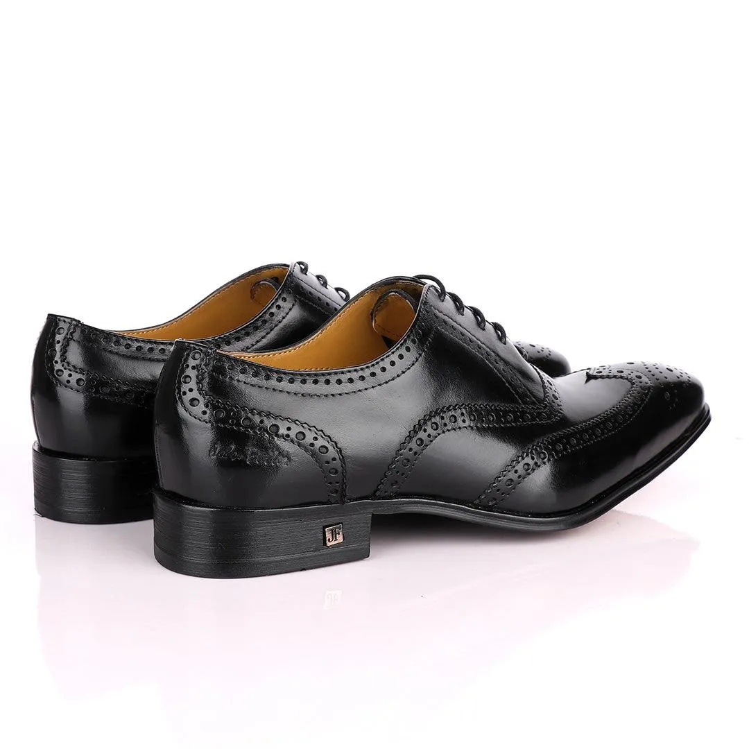 John Foster Black Oxford Brogues Shoe