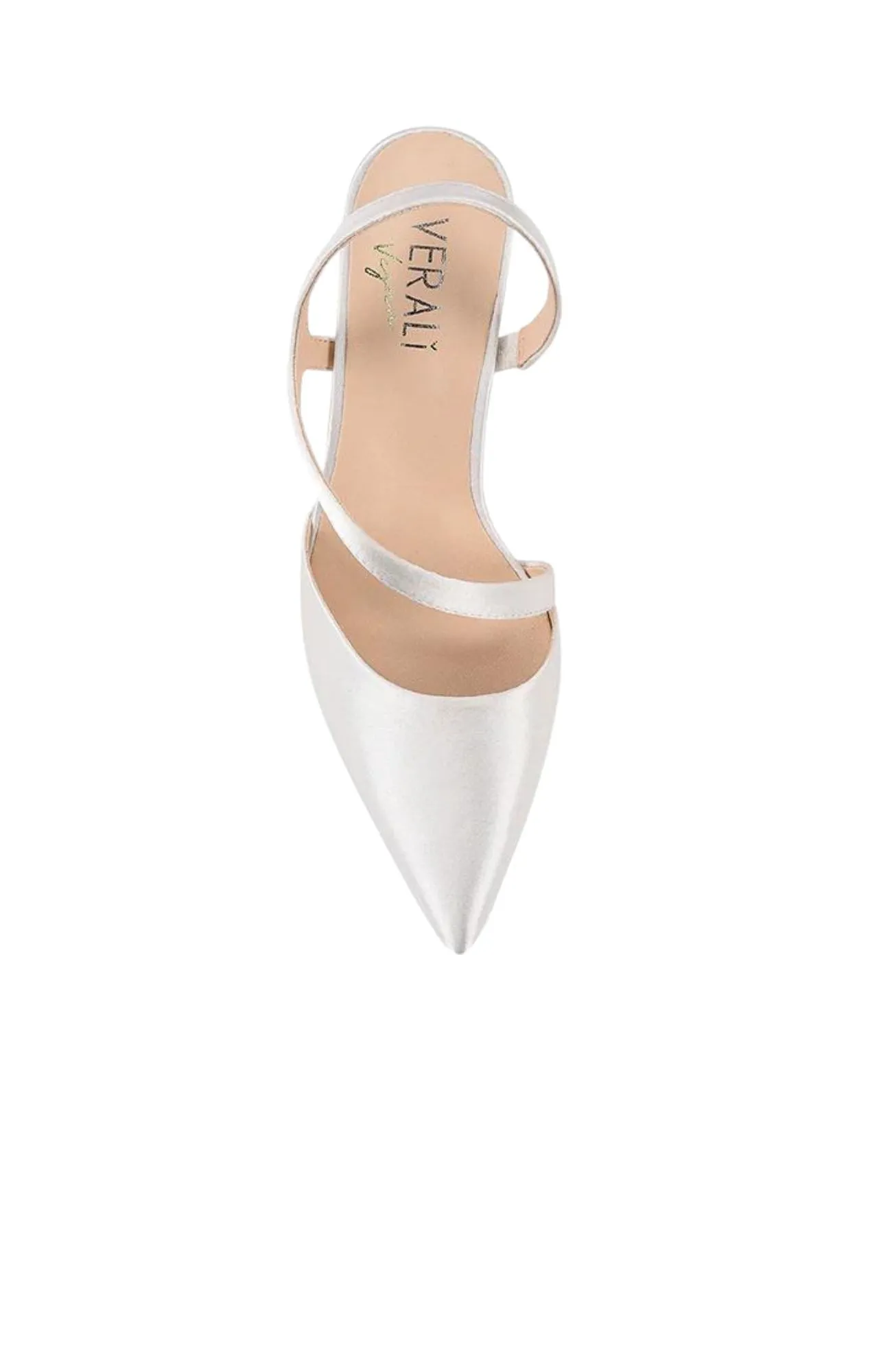 Lemon Point Toe Heel Ivory Satin