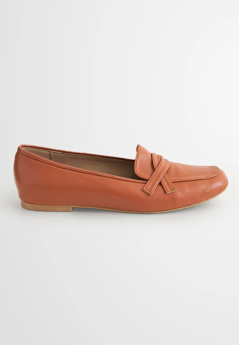 Louisa Classic Soft Loafers - Brown