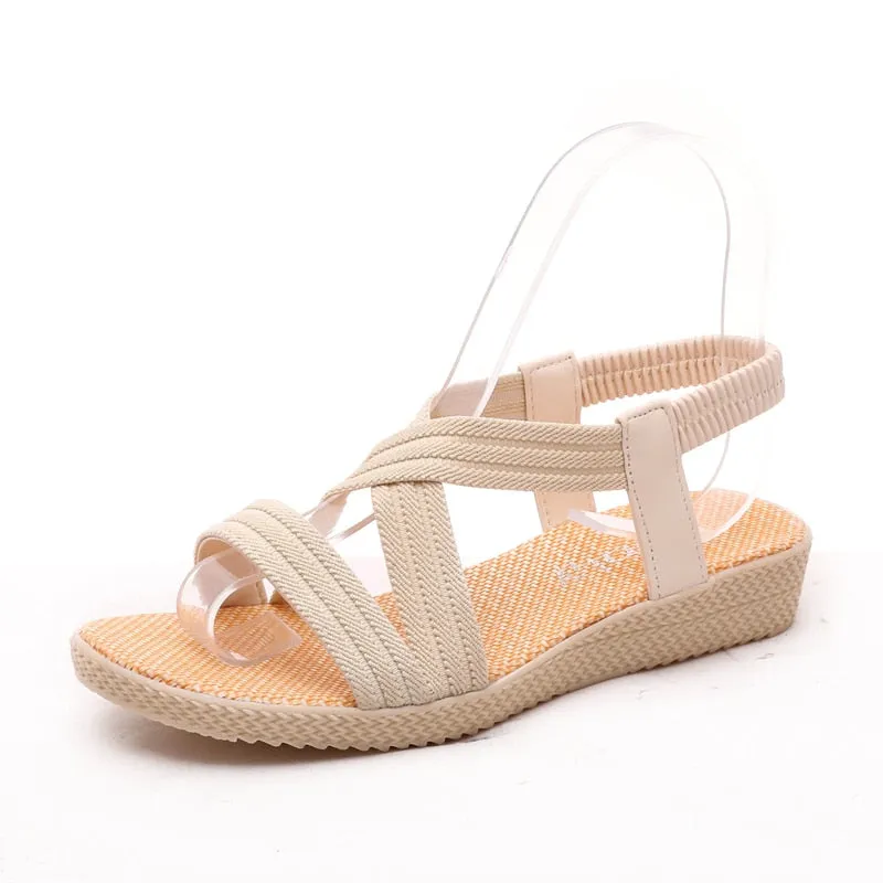 New Summer Women Sandals Bohemia Comfortable Ladies Shoes Beach Gladiator Sandal Casual Simple Female