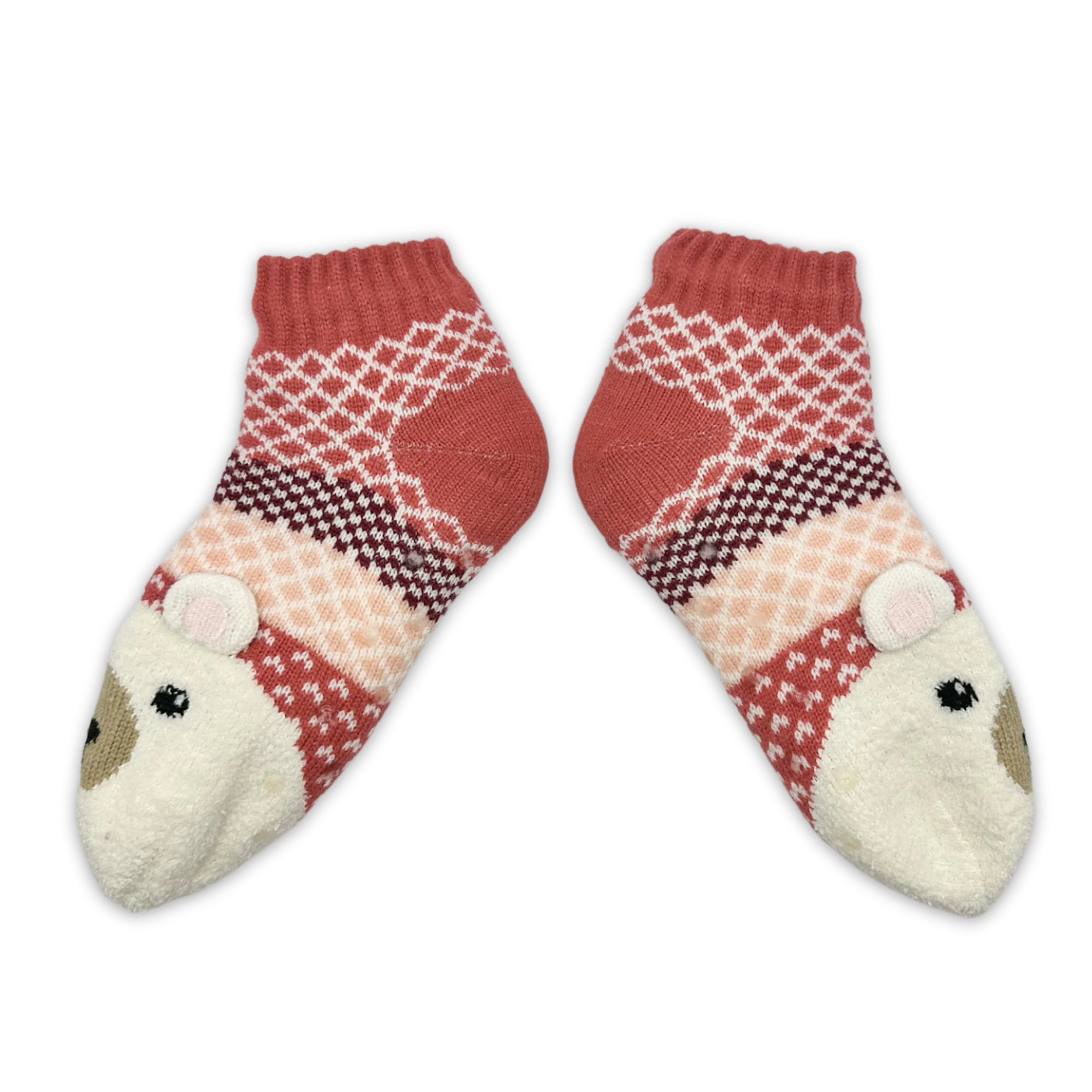 Polar Bear 3D Ears Cozy Warmer™ Slipper Socks