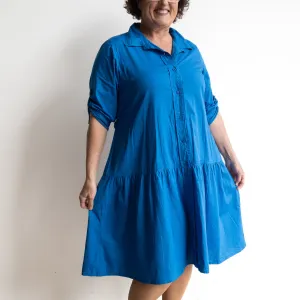 Poplin Shirt Dress by Orientique Australia - 40041