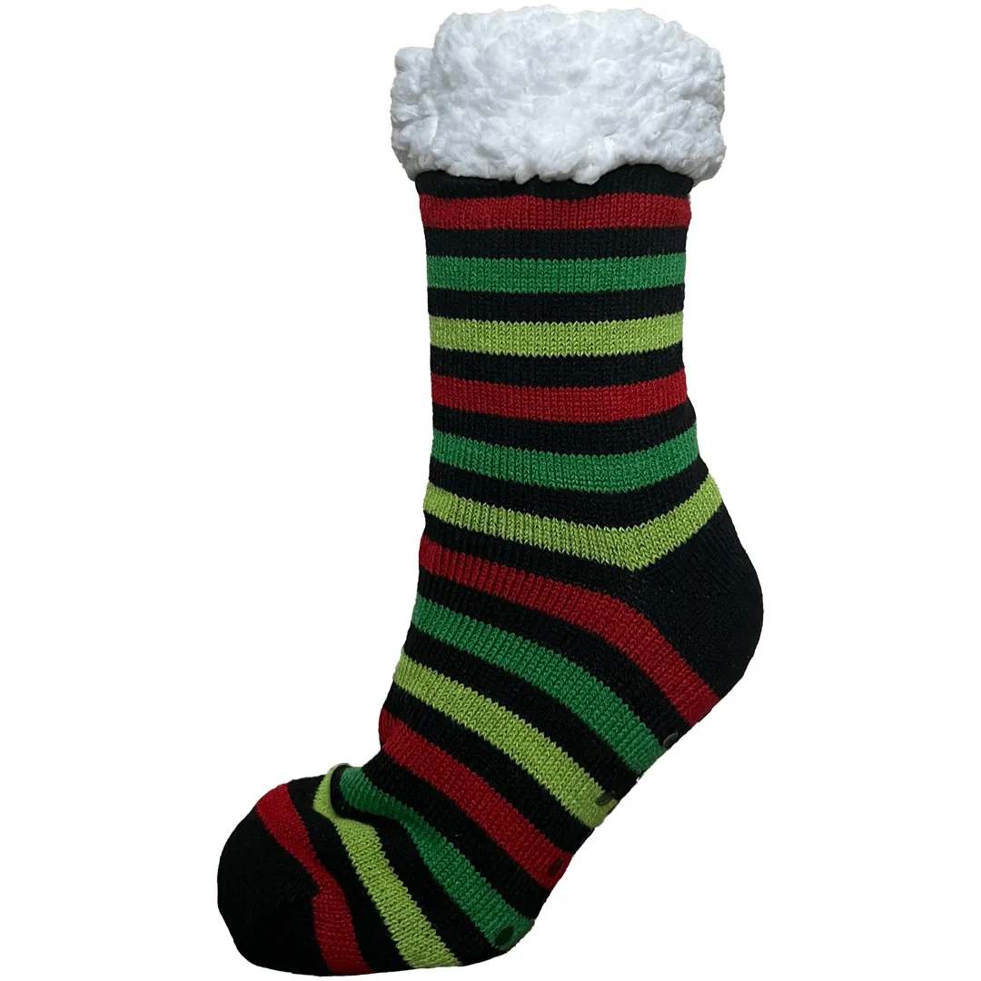 Sherpa Christmas Slipper Socks