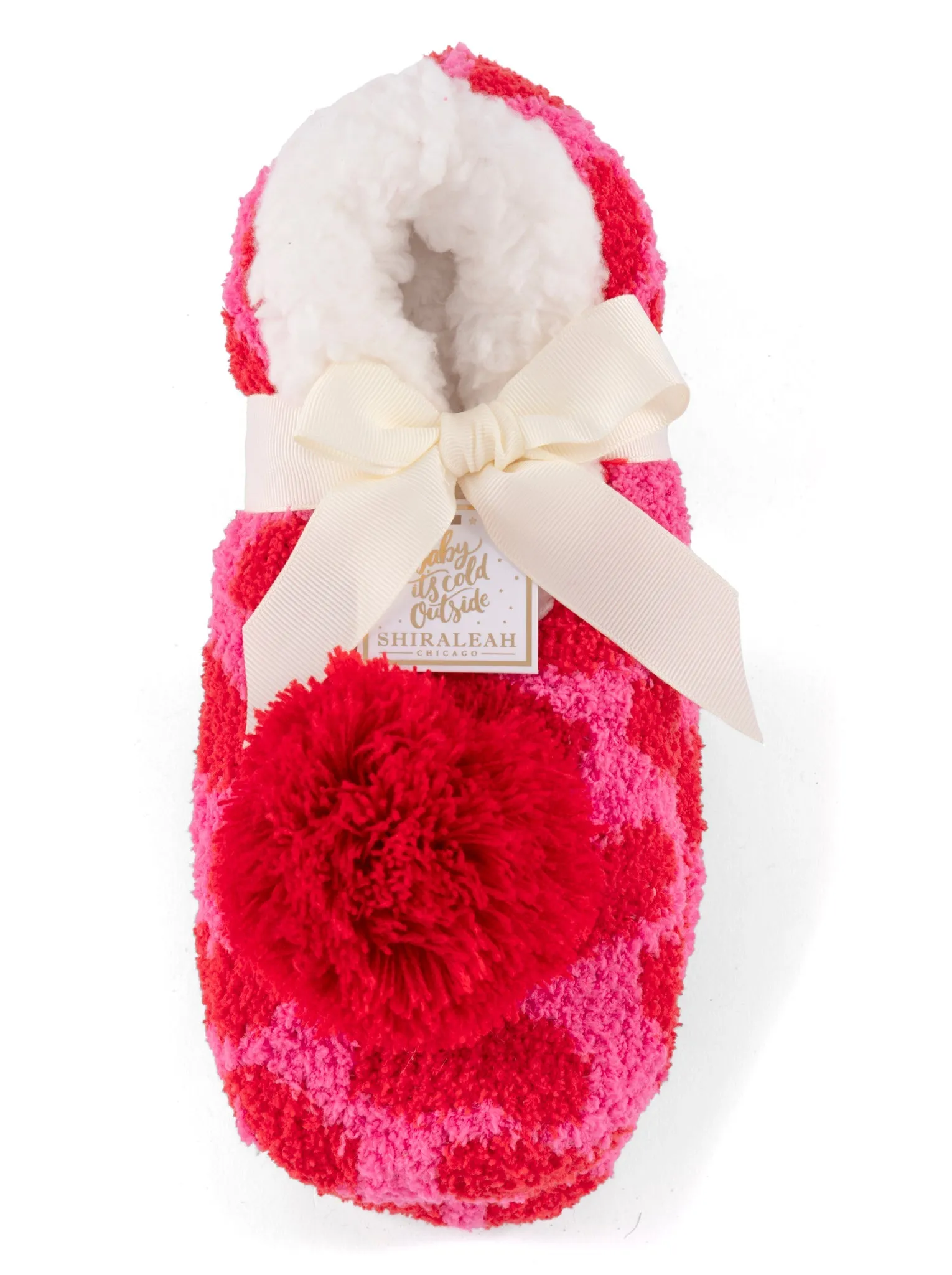 Shiraleah Ruby Slipper Socks, Red