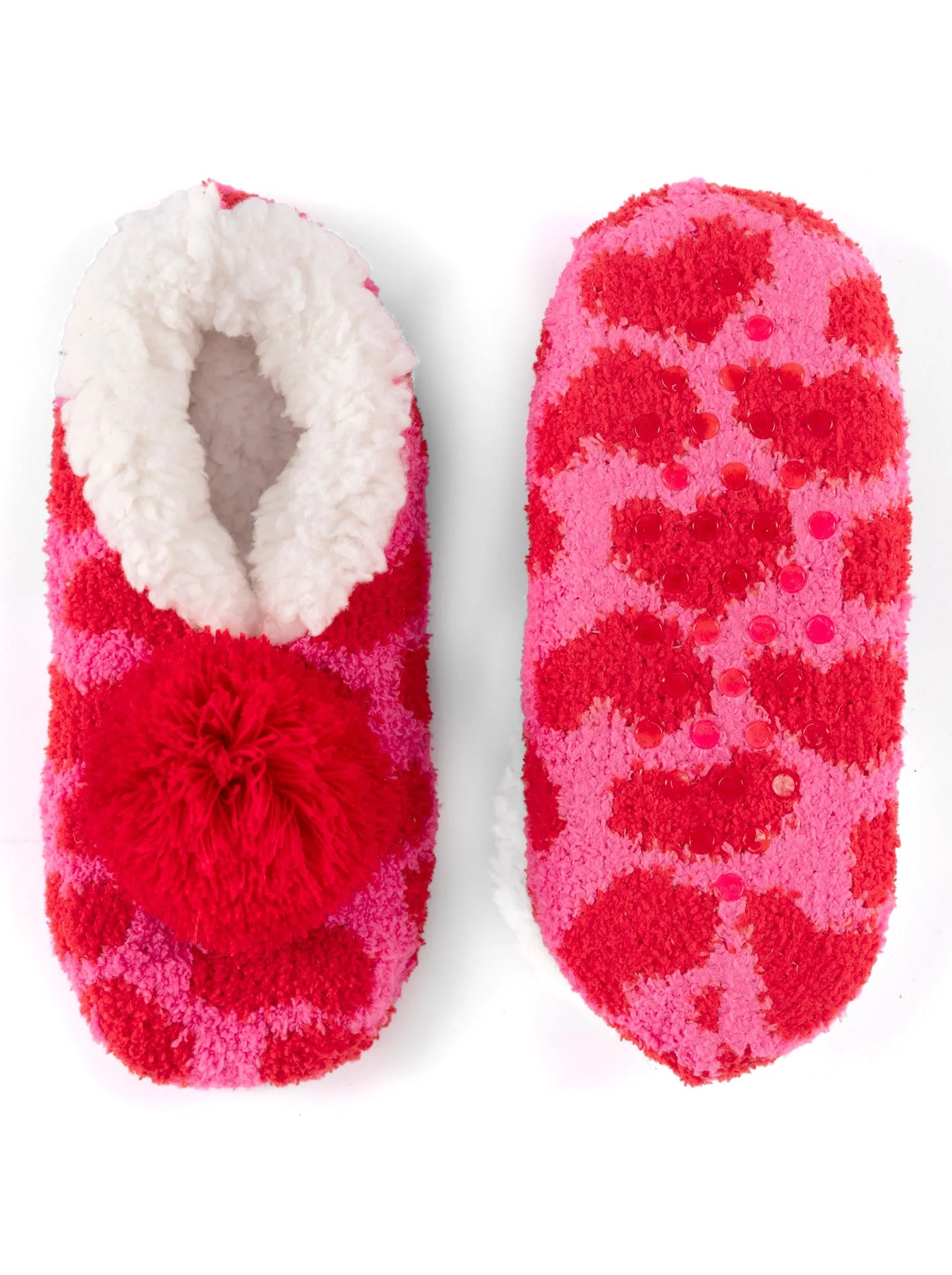 Shiraleah Ruby Slipper Socks, Red