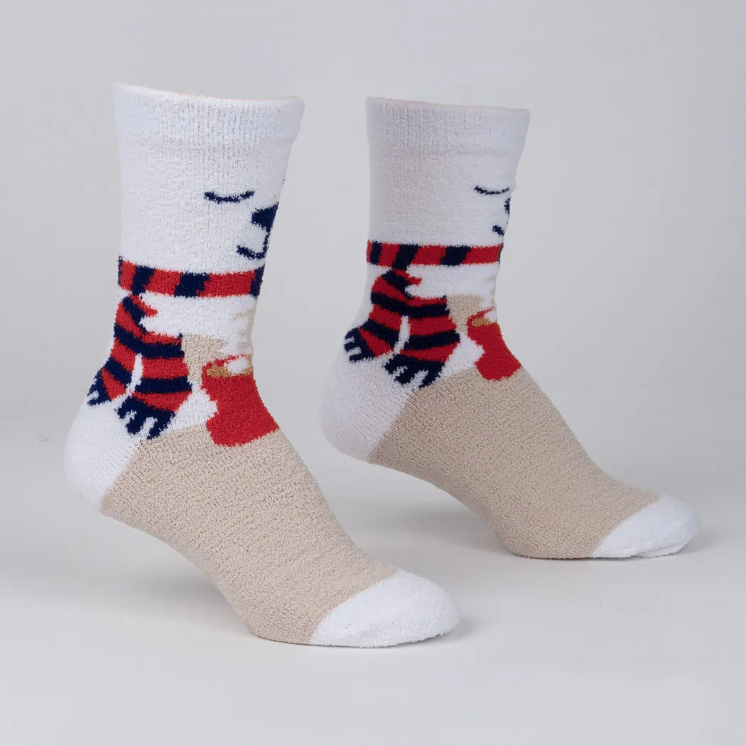 Sock it to Me "So Beary Cute" No-Slip Crew Socks