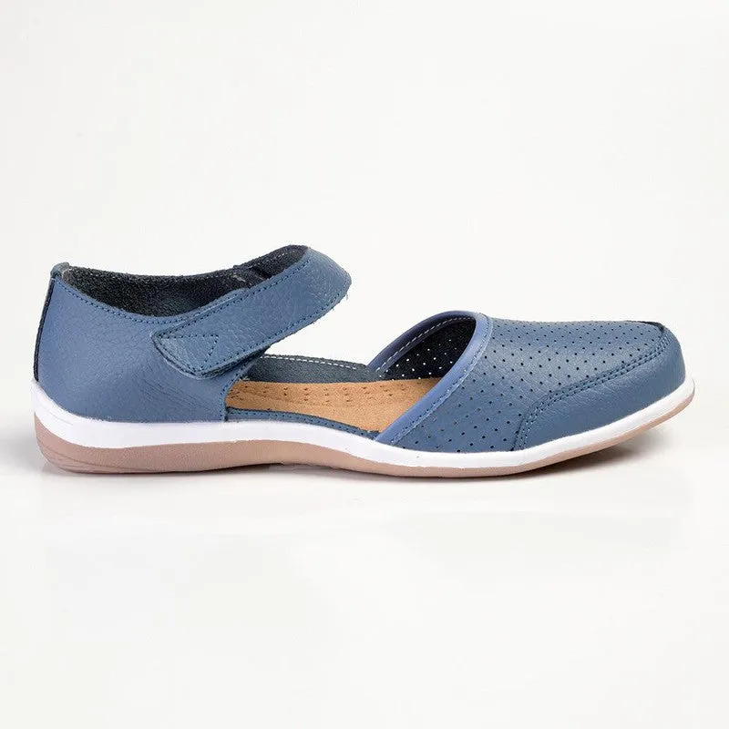 Soft style by Hush Puppies Sondra Flats - Denim Blue