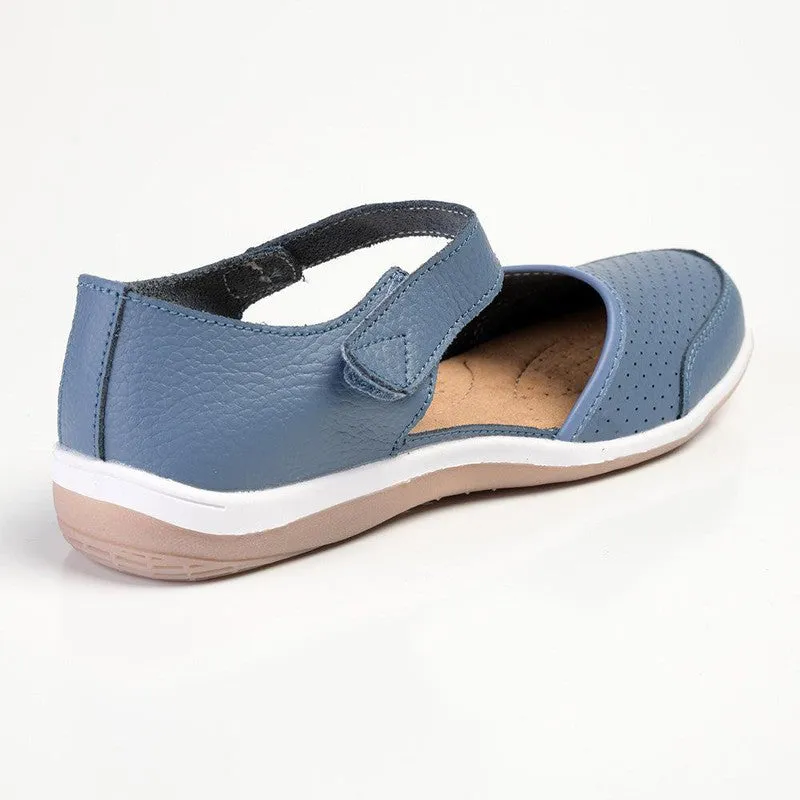 Soft style by Hush Puppies Sondra Flats - Denim Blue