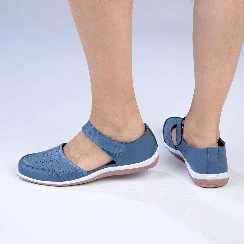 Soft style by Hush Puppies Sondra Flats - Denim Blue