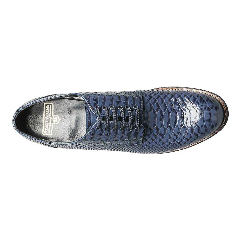 Stacy Adams Madison Blue Anaconda Print Oxford