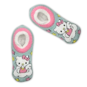 Starry Hello Kitty Cuffer Slipper Socks