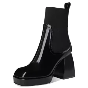 Toby Chunky Heel Chelsea Boots