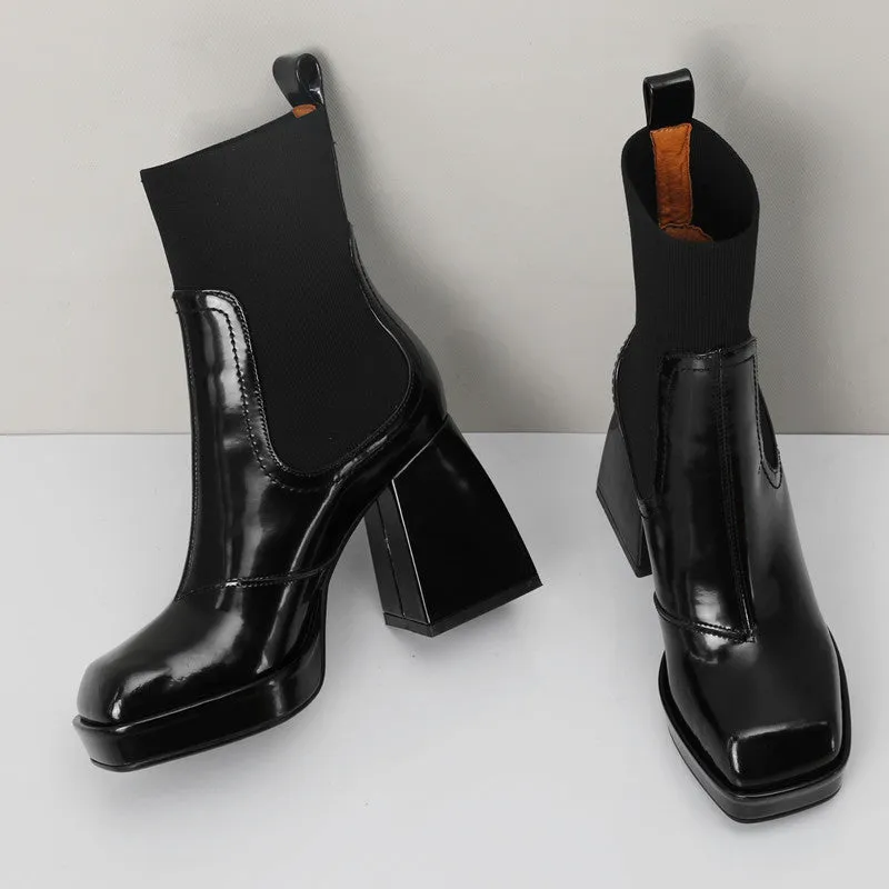 Toby Chunky Heel Chelsea Boots