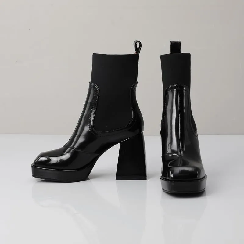 Toby Chunky Heel Chelsea Boots