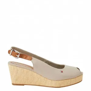 Tommy Hilfiger Elba Sling Back Wedge in Stone