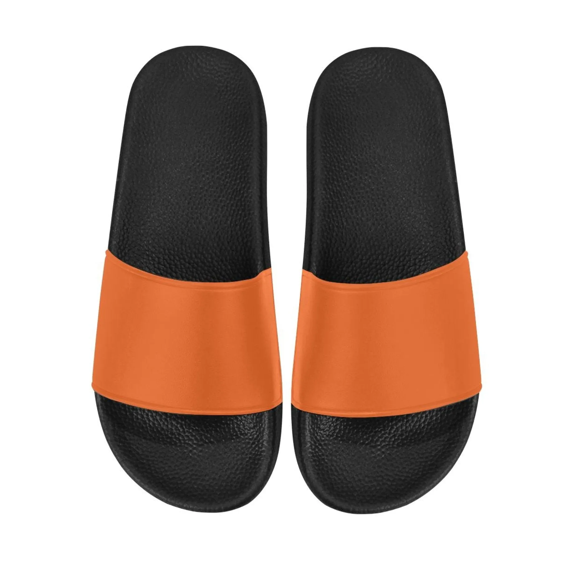 Uniquely You Womens Slides / Flip-Flop Sandals - Autumn Orange