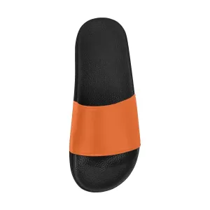 Uniquely You Womens Slides / Flip-Flop Sandals - Autumn Orange