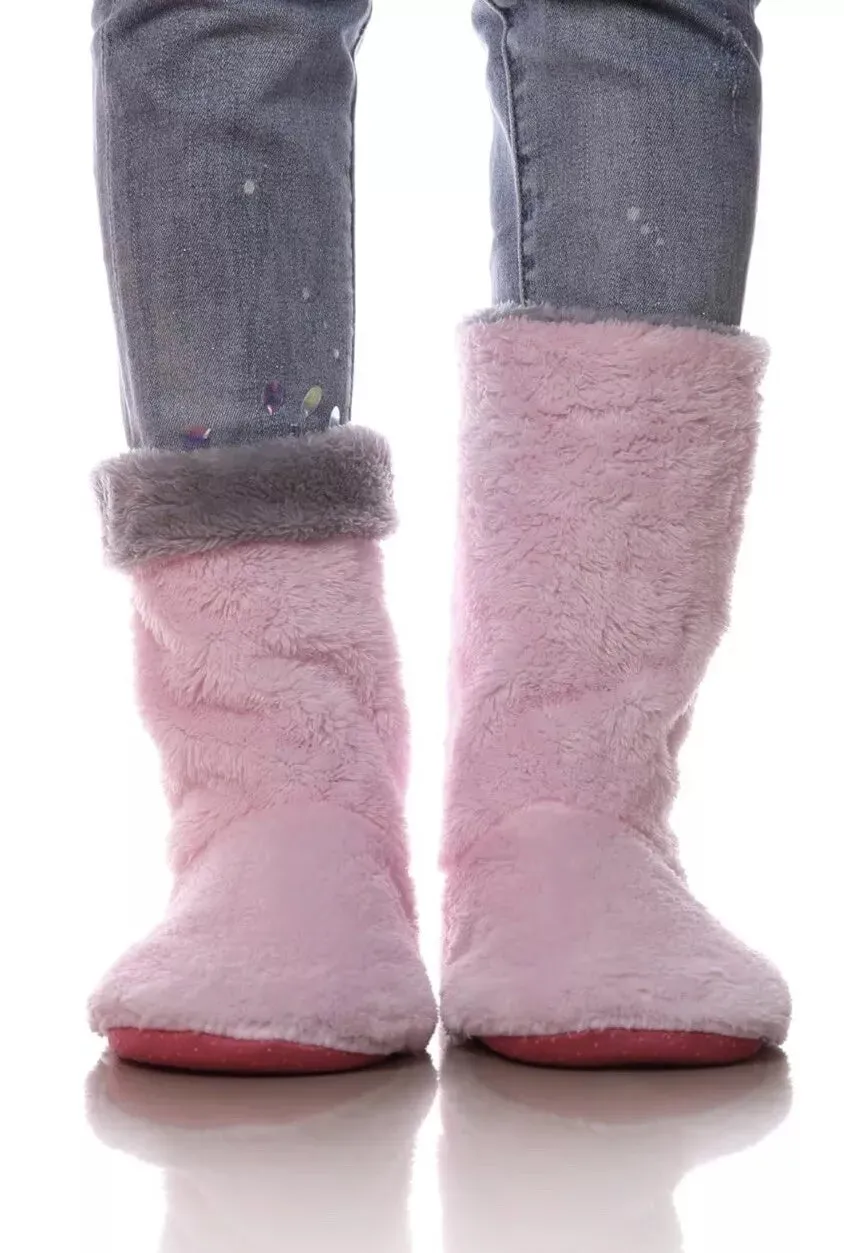 Unisex Slippers Socks, Warm Fluffy Socks with Sherpa Fleece Non Slip